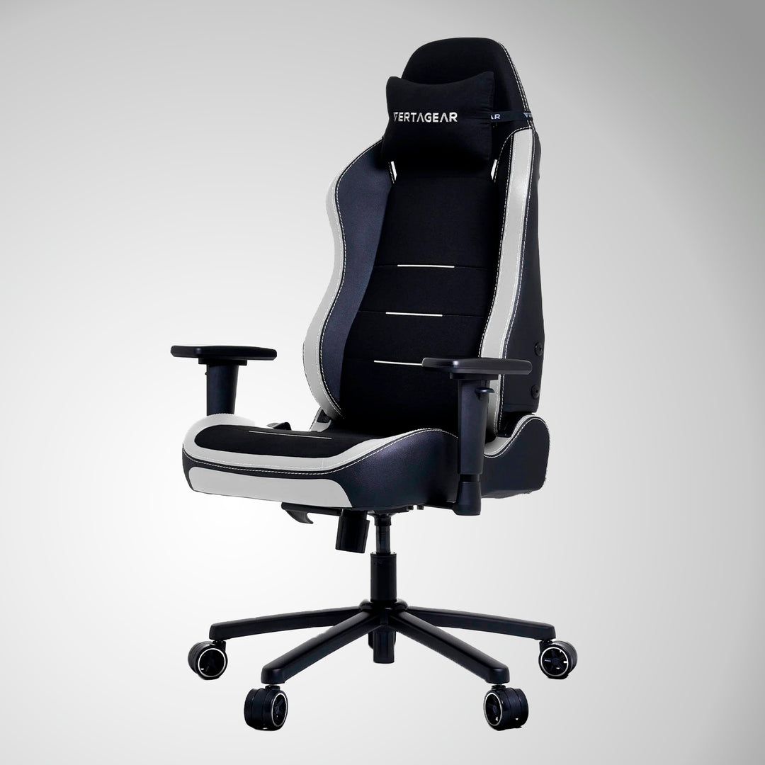 Vertagear SL3800 Gaming-Stuhl – Mit ContourMax Lendenstütze & VertaAir Sitz, Höhenverstellbar, Schwarz/karbon