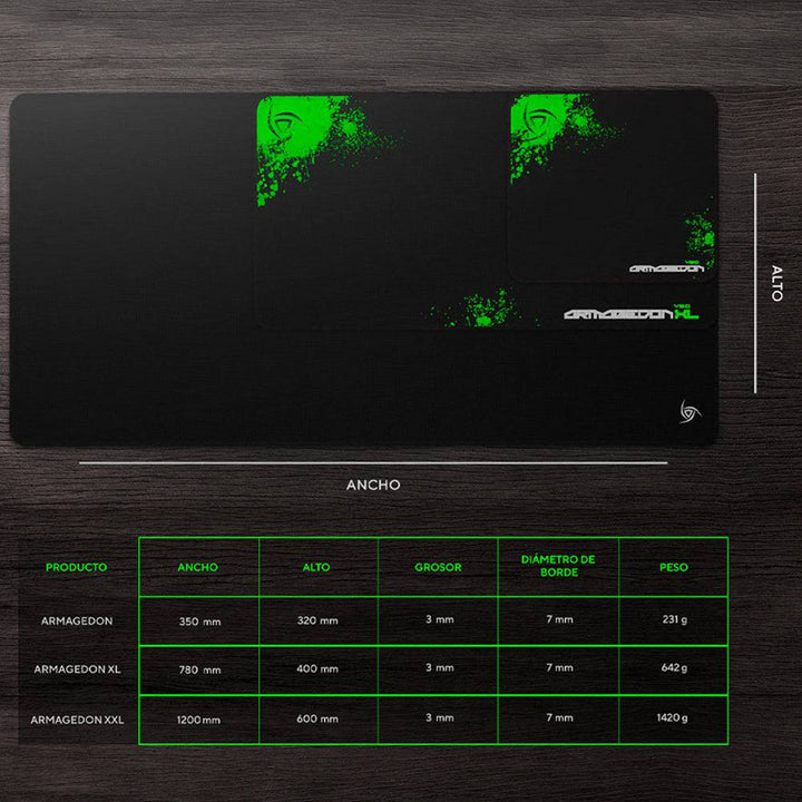 MousePad VSG Gamer Full Desk Armagedon M - Achorao