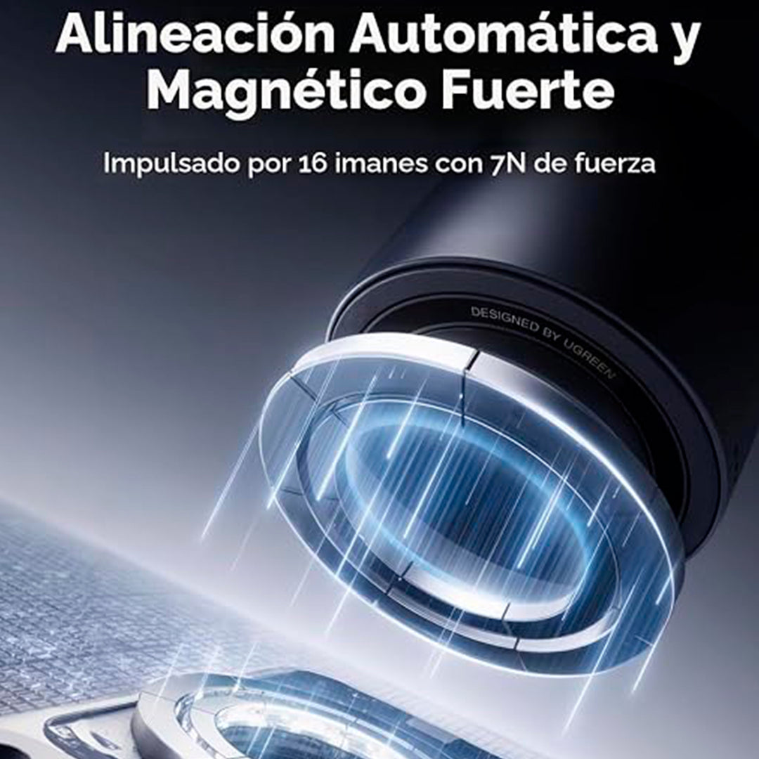 Cargador magnético UGREEN 2-in-1 Zapix series 25w W751