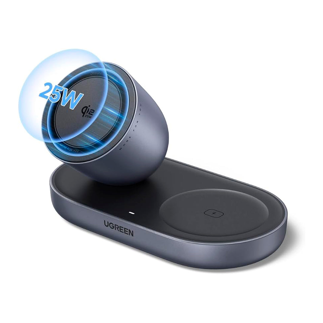 Cargador magnético UGREEN 2-in-1 Zapix series 25w W751