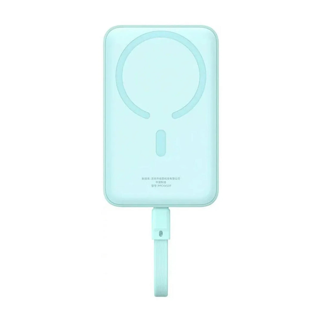 Mini PowerBank inalámbrico magnético Baseus, 10000 mAh, 30W Carga rápida, con cable tipo C