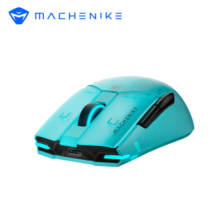 Mouse gamer Machenike M7 PRO Dual Inalámbrico, 12K DPI Crystal Blue DEMO
