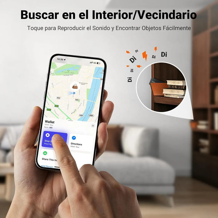 Rastreador inteligente UGREEN Finder Slim Pro, para IOS y Android CM915