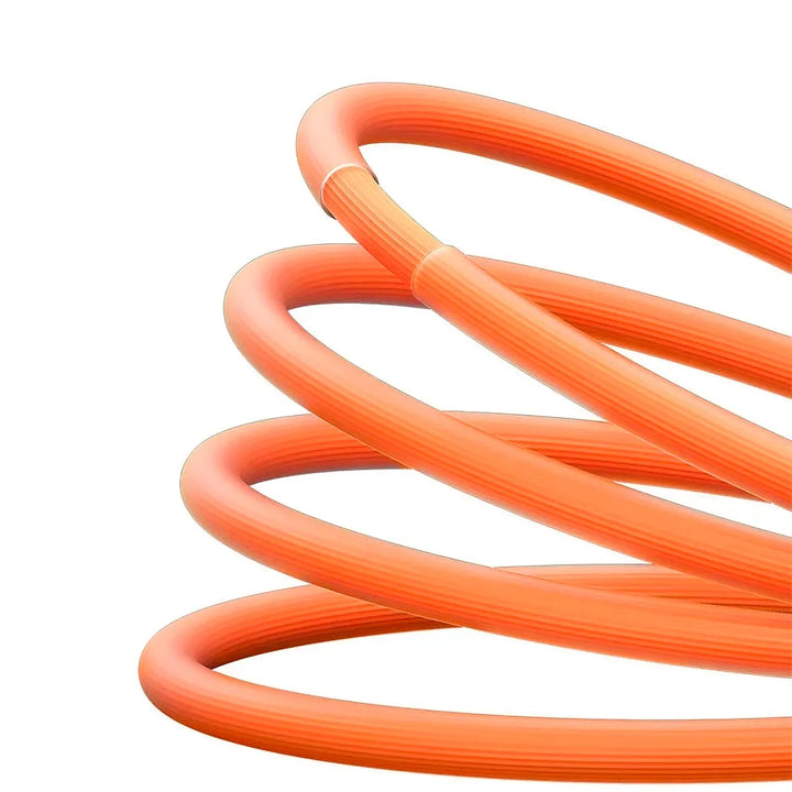 Cable Baseus USB-A a Lightning Coolplay Series, Naranja - Achorao