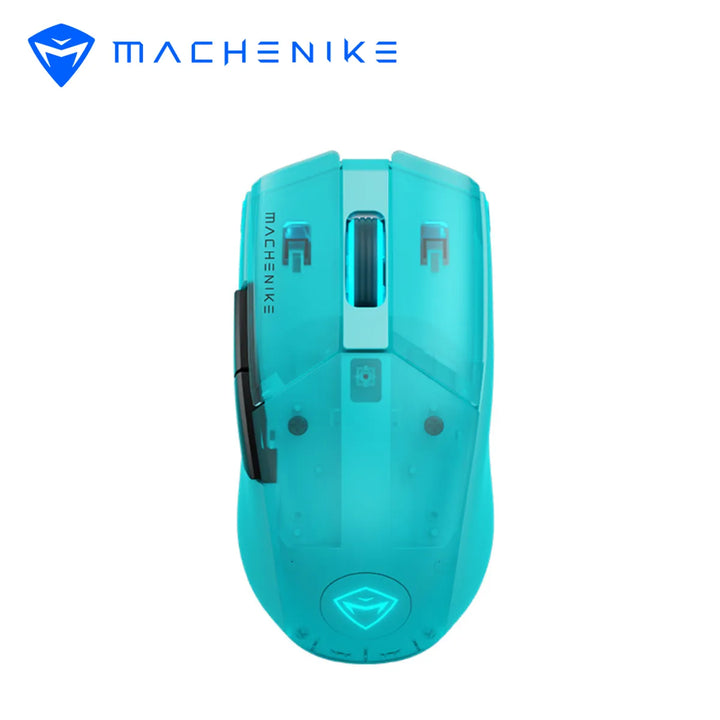 Mouse gamer Machenike M7 PRO Dual Inalámbrico, 12K DPI Crystal Blue DEMO