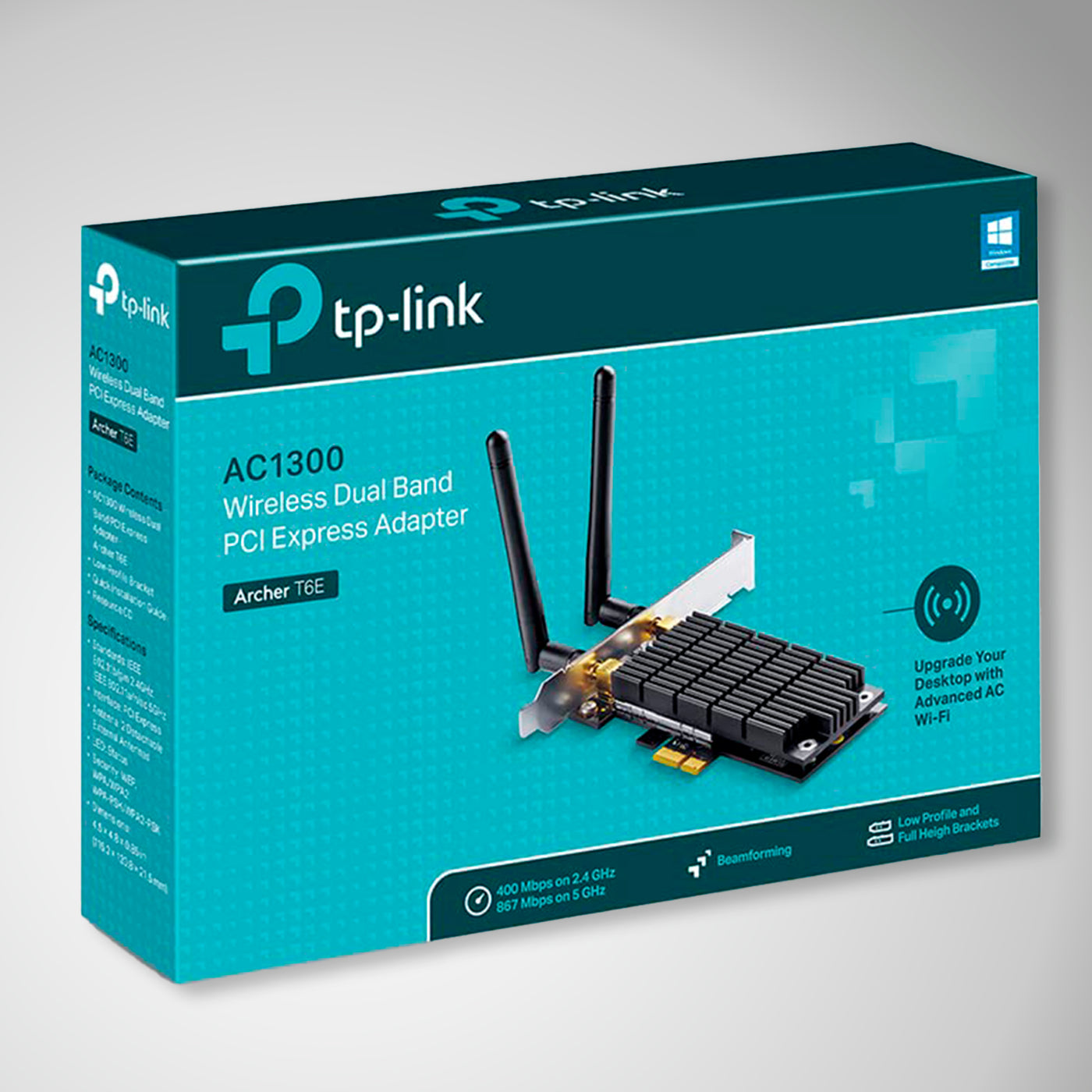 Tp-link Archer T4E AC1200 WI-FI PCI Express Adapter Speed 867 Mb