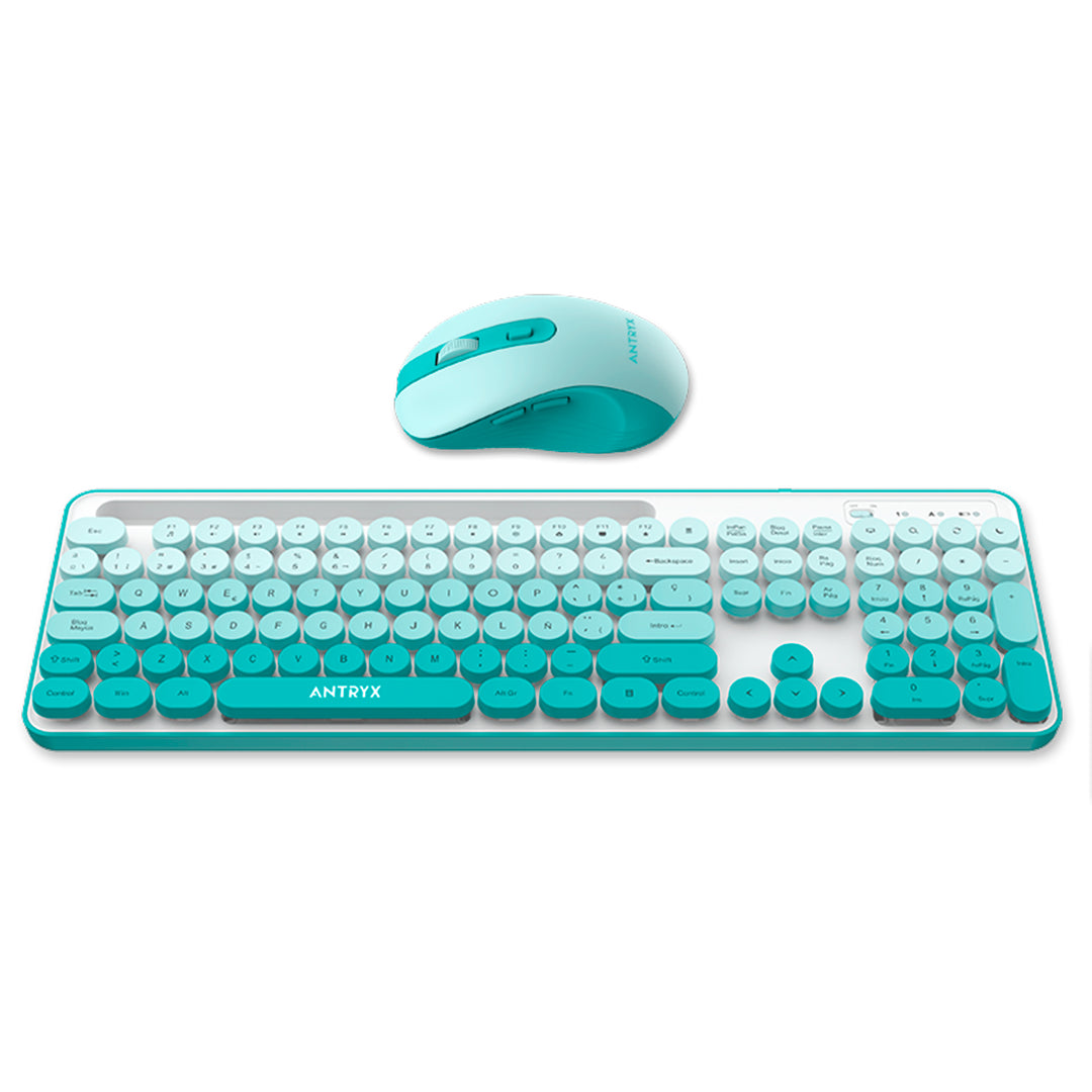 Combo Teclado y Mouse ANTRYX WS-970 GREEN