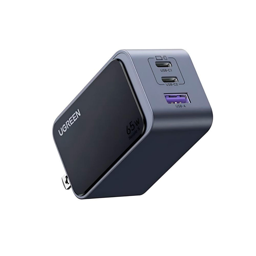Cargador Ugreen Nexode S 65W 3-Port GaN Fast Charger US X553 - Achorao