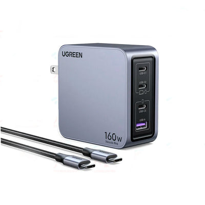 Cargador UGREEN Nexode Pro de 160 W y 4 puertos GaN X763 - Achorao