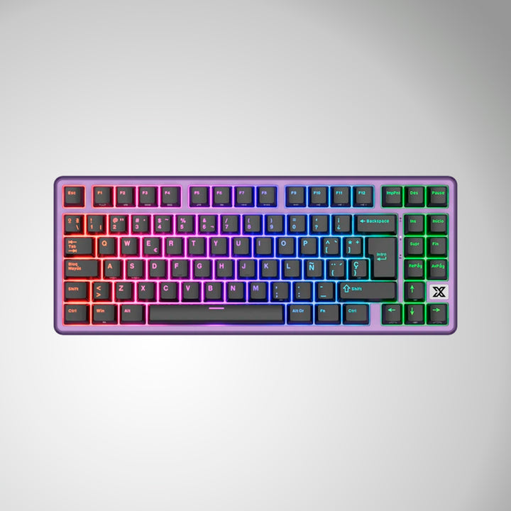 Teclado gamer mecánico Royal Kludge RK X87, cableado - Achorao