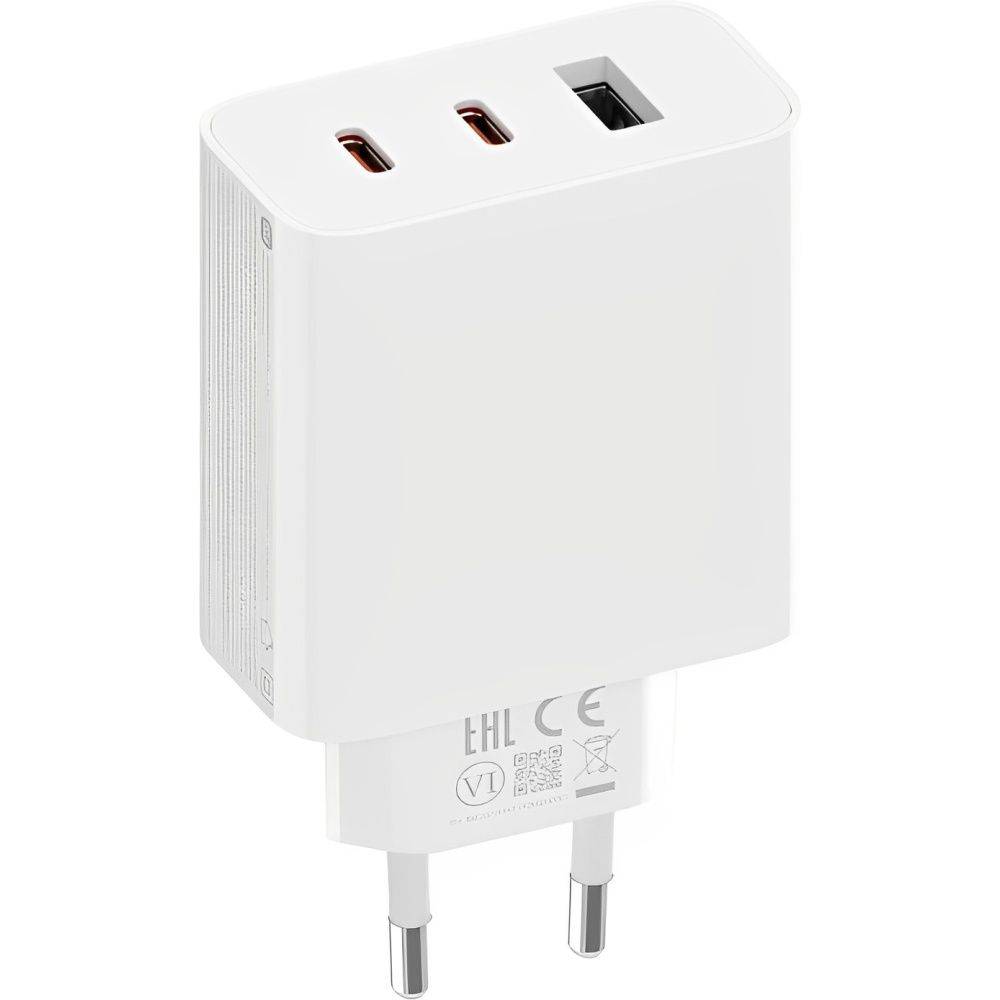 Cargador Xiaomi 67W GaN 2C1A Cargador de Pared para Smartphone USB-A 67W + Cable Tecnología de enfriamiento GaN (nitruro de galio) - Achorao