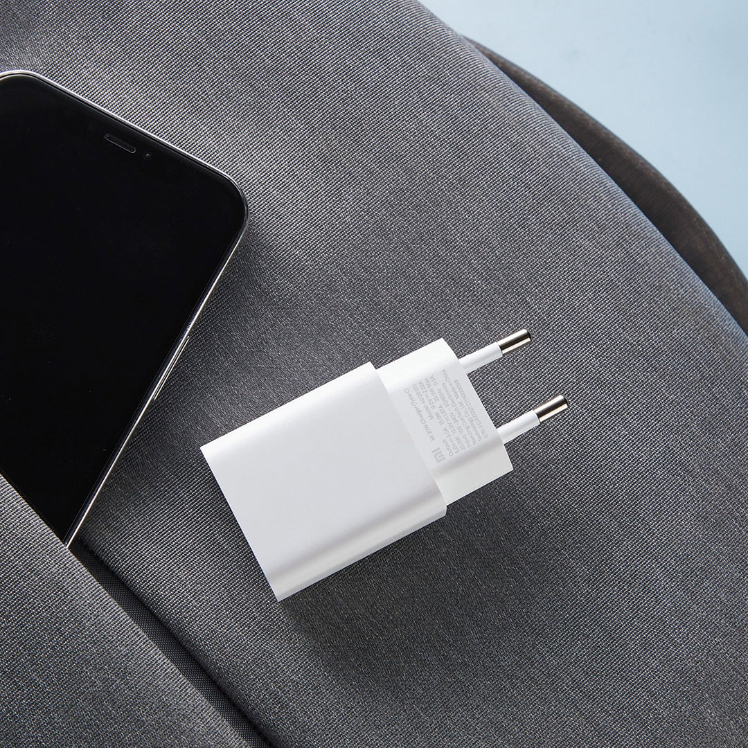 Cargador Xiaomi MI 20w Type C portable y compacto - Achorao