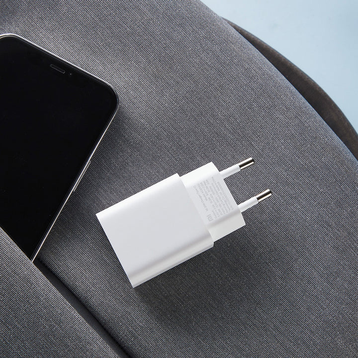 Cargador Xiaomi MI 20w Type C portable y compacto - Achorao