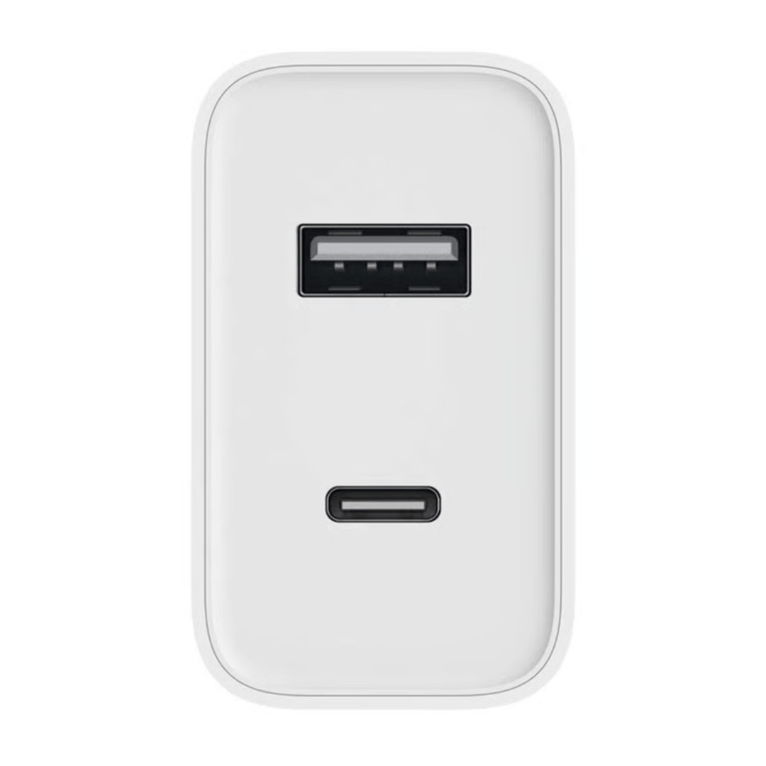 Cargador Xiaomi MI 33W Dual Type-A + Type-C portable y compacto - Achorao