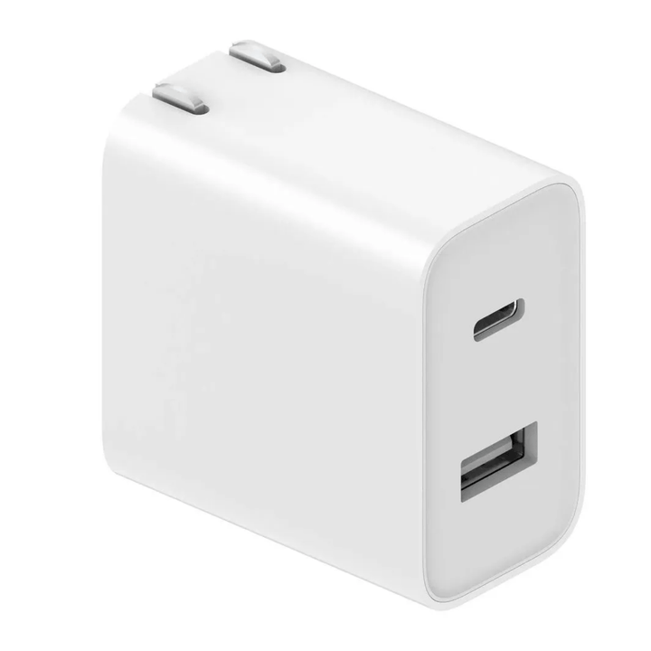 Cargador Xiaomi MI 33W Dual Type-A + Type-C portable y compacto - Achorao