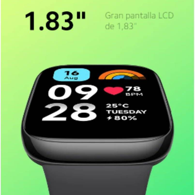 Redmi Watch 3 Active Xiaomi Pantalla LCD de 1,83” 100 Modos Deportivos - Achorao