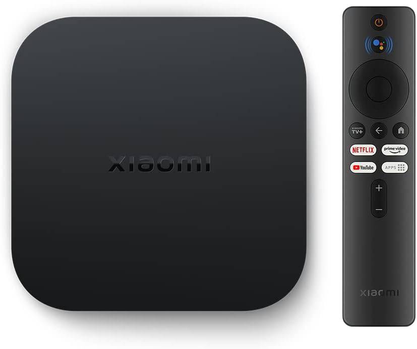 Xiaomi TV Box S (2nd gen) 4K Ultra HD Compatible con Google TV Box | Dolby Vision | Dolby Atmos  DTS-HD HDR10+ 2 GB de RAM 8 GB ROM, WiFi dual 2.4G/5G, Bluetooth 5.2 - Achorao