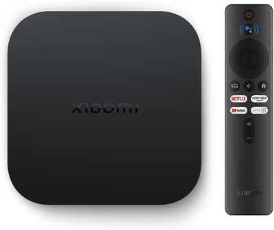 Xiaomi TV Box S (2nd gen) 4K Ultra HD Compatible con Google TV Box | Dolby Vision | Dolby Atmos  DTS-HD HDR10+ 2 GB de RAM 8 GB ROM, WiFi dual 2.4G/5G, Bluetooth 5.2 - Achorao