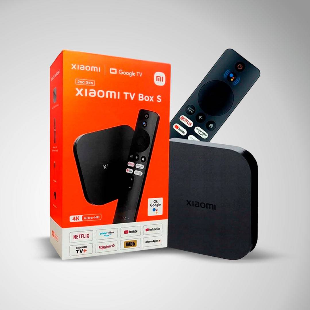 Xiaomi TV Box S (2nd gen) 4K Ultra HD Compatible con Google TV Box | Dolby Vision | Dolby Atmos  DTS-HD HDR10+ 2 GB de RAM 8 GB ROM, WiFi dual 2.4G/5G, Bluetooth 5.2 - Achorao