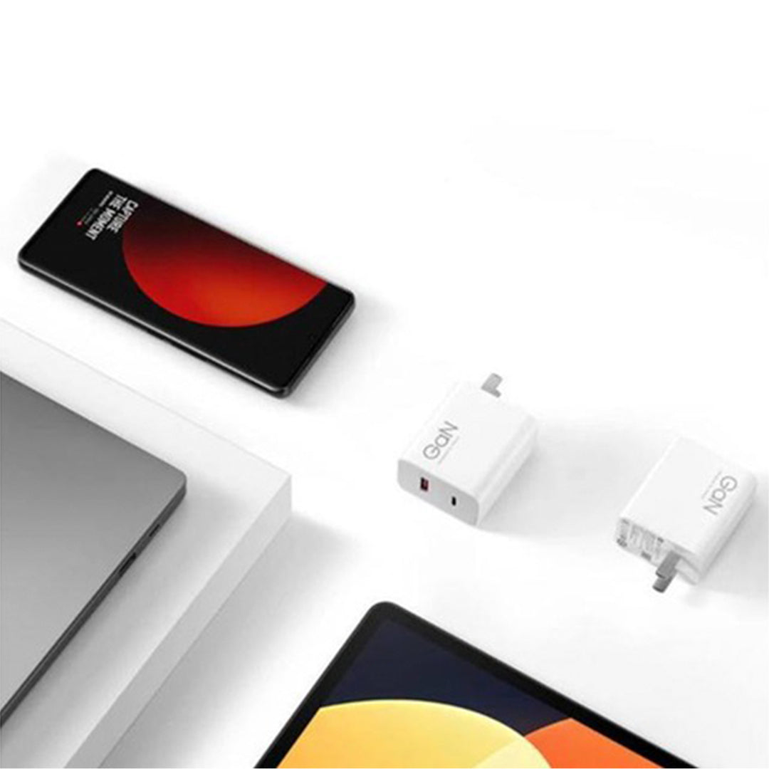 Cargador Xiaomi 67W GAN + Cable, doble entrada - Achorao