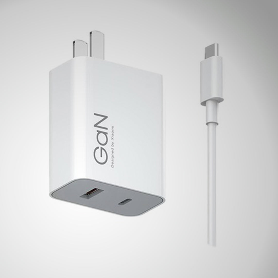 Cargador Xiaomi 67W GAN + Cable, doble entrada - Achorao