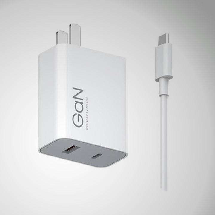 Cargador Xiaomi 67W GAN + Cable, doble entrada - Achorao