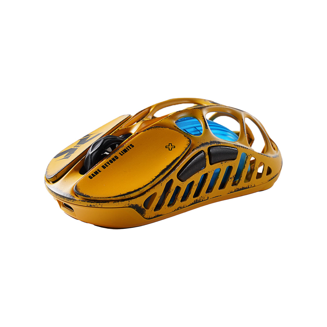 Mouse gamer Gravastar Mercury XPRO Inalámbrico 8K Dongle Battle Worn Yellow Editión Special - Achorao