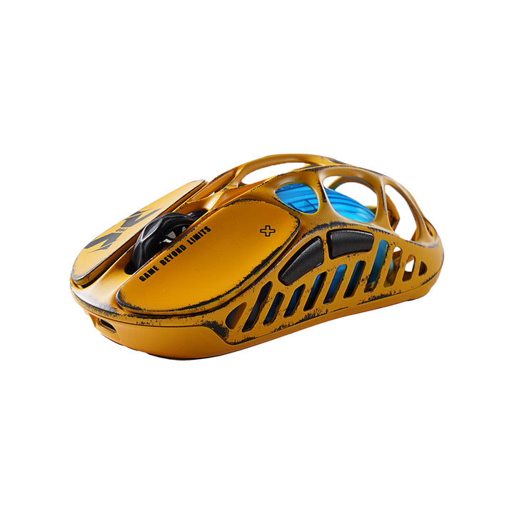 Mouse gamer Gravastar Mercury XPRO Inalámbrico 8K Dongle Battle Worn Yellow Editión Special - Achorao
