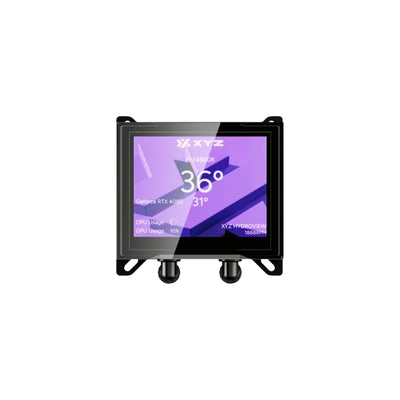 Enfriamiento Líquido XYZ HYDROVIEW 360 AIO Liquid CPU Cooler,3,5" LCD Digital Screen Black - Achorao