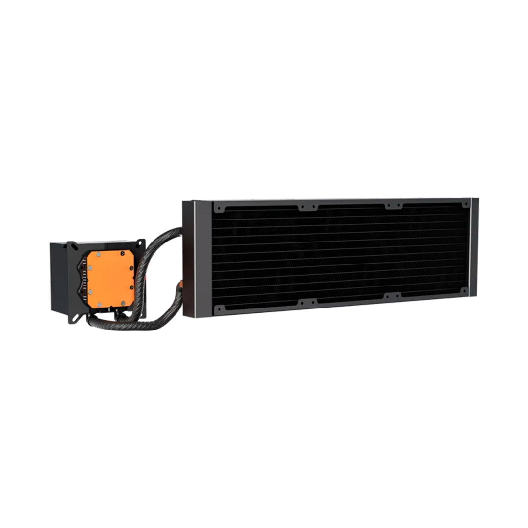 Enfriamiento Líquido XYZ HYDROVIEW 360 AIO Liquid CPU Cooler,3,5" LCD Digital Screen Black - Achorao