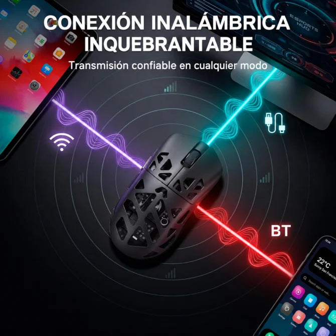 Mouse gamer Redragon PRISM PRO M997 Inalámbrico BLACK