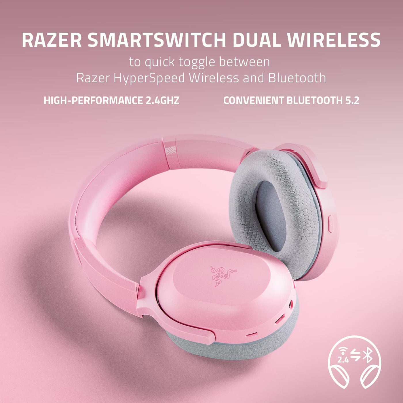 Audífonos Razer Barracuda Wireless 2.4GHZ Bluetooth THX