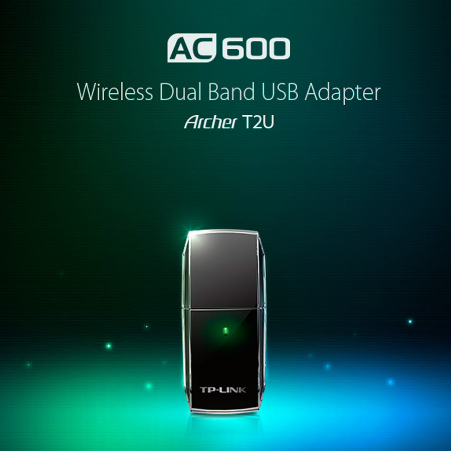 Adaptador Usb Tp-link Wi-fi Archer T2u Ac600 Dual band
