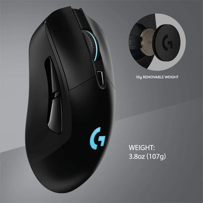 Mouse Gamer Logitech G703 Hero Wireless 1ms 25K DPI Rgb
