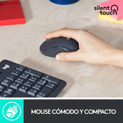 Teclado & Mouse MK295 Inalámbricos Silencioso