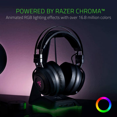 Audífono c/microf. Razer Nari Wireless Thx Chroma