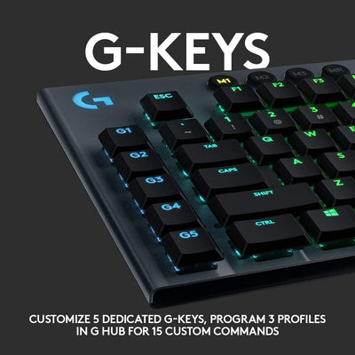Teclado Gamer Logitech G815 G-Keys Alto Performance RGB(P163B)