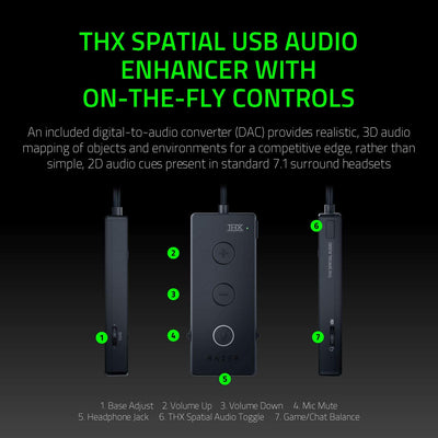 Audifonos USB Razer Kraken Tournament Edition Thx Spatial 7.1