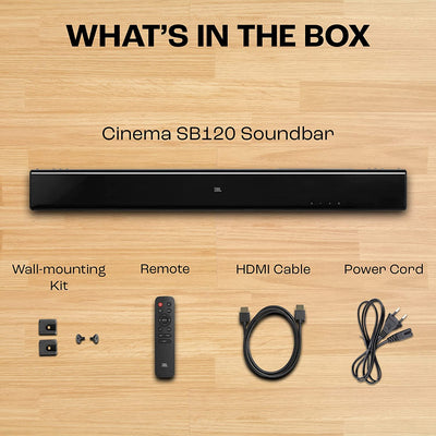 Barra de Sonido JBL SB120 2.0 Bluetooth Cinema Dolby Digital