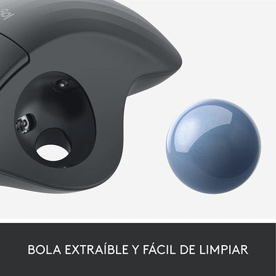 Mouse Logitech Ergo M575 TrackBall Inalámbrico Bluetooth(P163B)