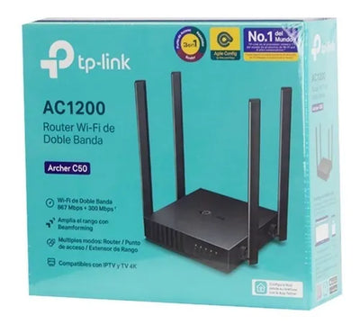 TP Link Archer C50 Router AC1200 WiFi de Doble Banda