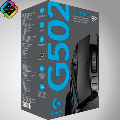 Mouse Gamer Logitech G502 Lightspeed Wireless RGB 25K DPI