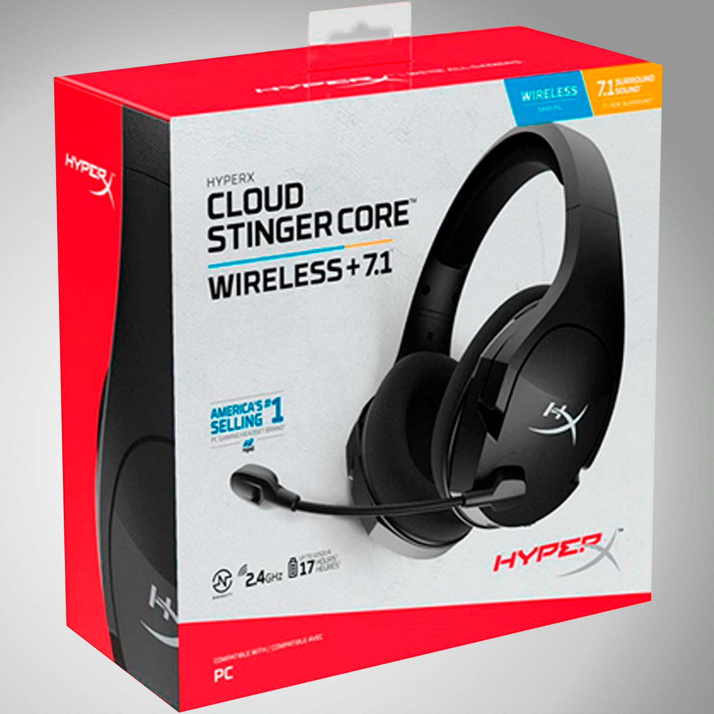 Audífonos Hyperx Cloud Stinger Core WIRELESS Gaming Pc Ps4 Xbox