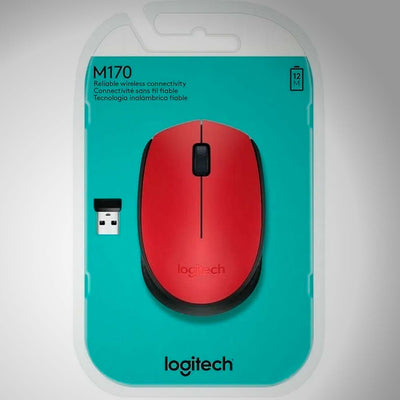 Mouse Logitech M170 Confort Inalambrico Plug and Play(P163B)