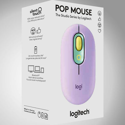 Mouse Logitech Pop Inalámbrico Bluetooth - Mac / Win