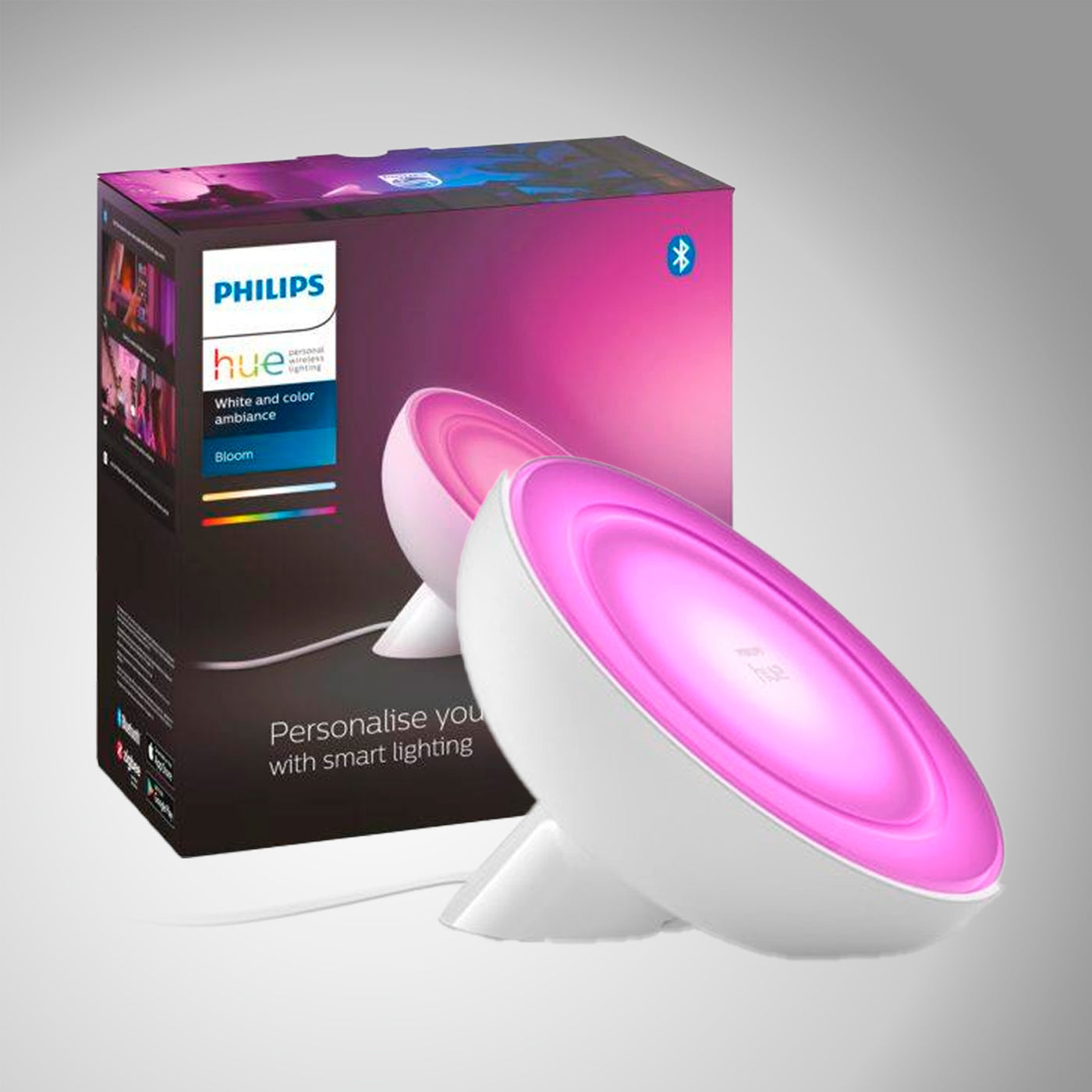 Bloom Lampara De Mesa Inteligente Led Philips Hue  Color