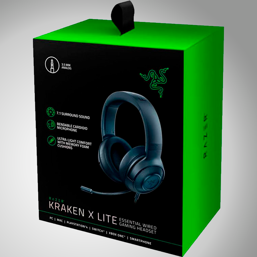 Audífonos Razer Kraken X Lite Surround Audio Posicional