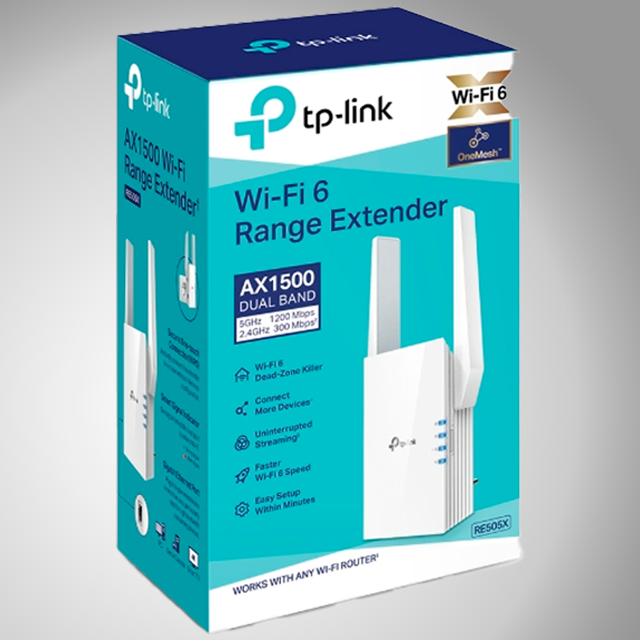 Repetidor de WiFi Tp-link Re505x Gigabit Wi-fi 6 Ax1500