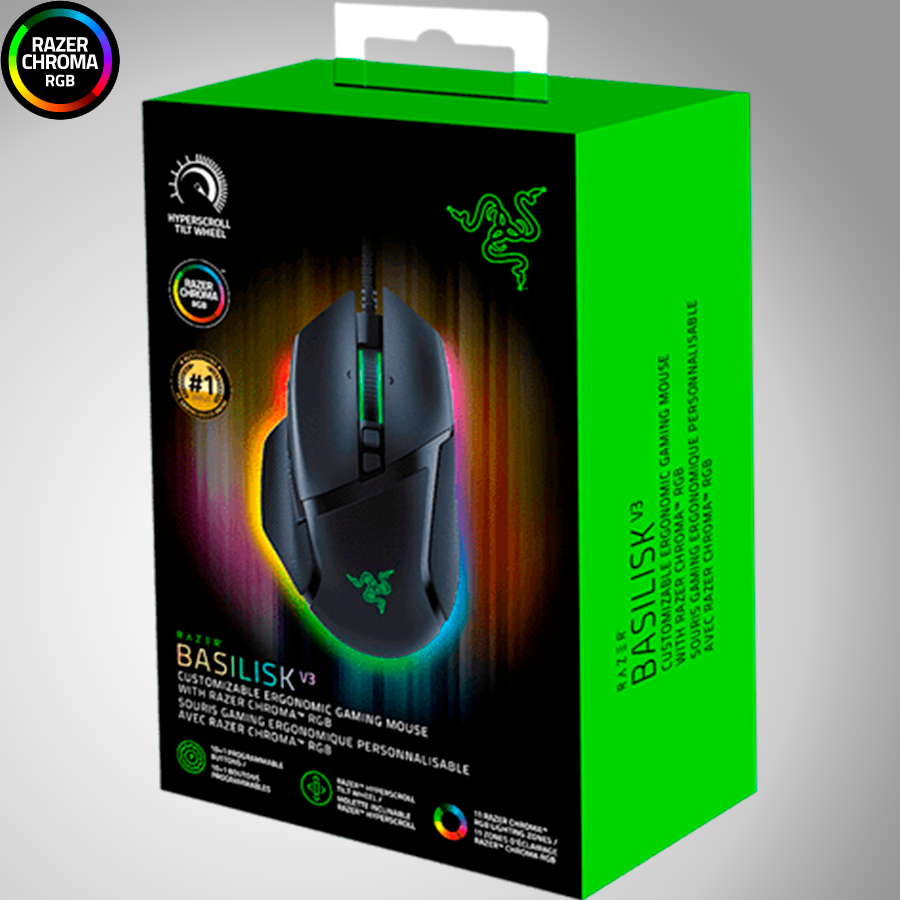 Mouse Razer Basilisk V3 26K DPI FOCUS+ Hyperscroll RGB Black