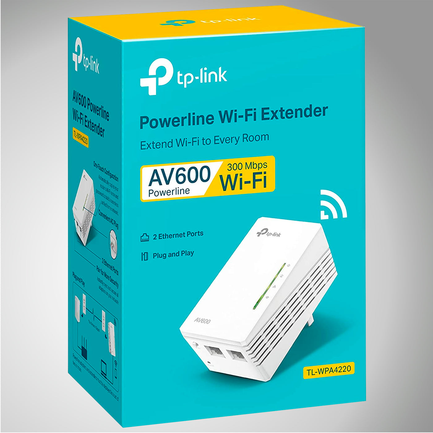 TP Link TL-WPA4220 Extensor Wi-Fi AV600 Powerline